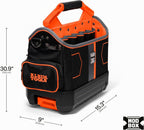 Klein Tools 62202MB Bolsa de Herramientas MODbox, Parte de la Estación de Trabajo Móvil MODbox, 33 Bolsillos, Amplio Almacenamiento de Herramientas, Bolsillo con Cremallera para Artículos Pequeños