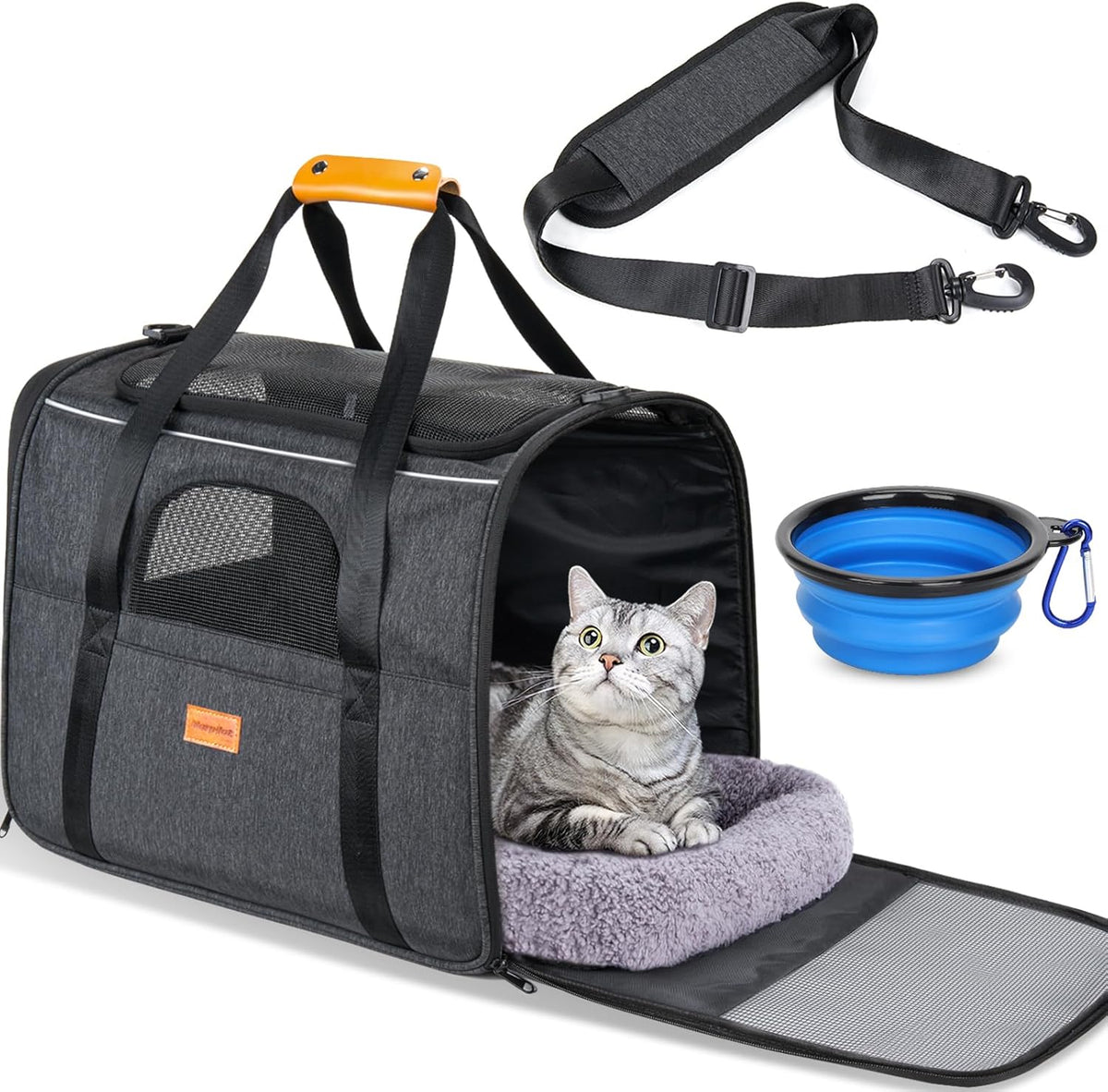 Morpilot - Transportador suave para gatos grandes y medianos y cachorros de