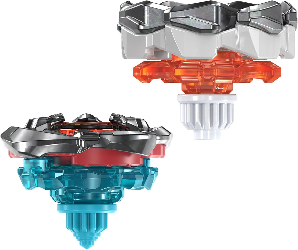 Beyblade X Clamp Crab 9-65S BX & Crest Leon 4-55A UX Dual Pack