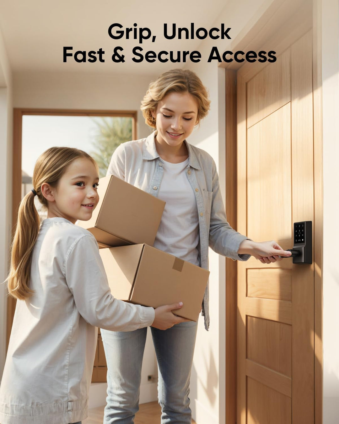 eufy Security Smart Lock C33, cerradura de puerta con teclado con a...
