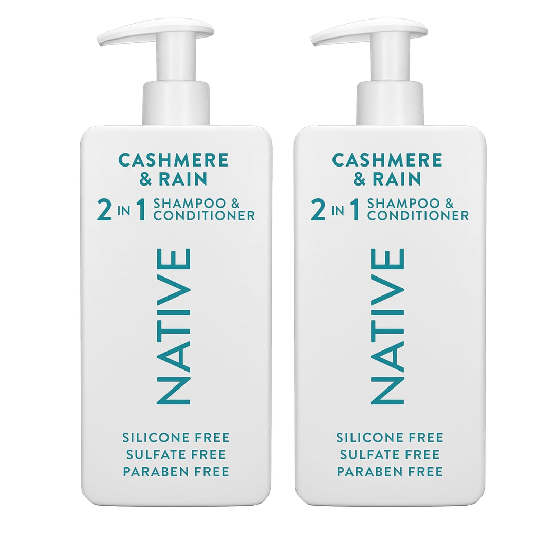 Native Cashmere &amp; Rain 2N1 Set de champú y acondicionador 16.5...