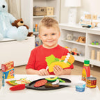 Melissa & Doug Fill & Fold - Juego de tacos y tortillas