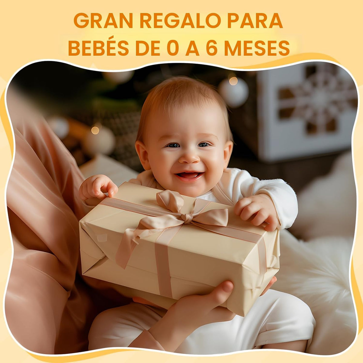 Juguetes Montessori para bebés de 0 a 6 meses, juego educativo de aprendizaje 6 en 1 para recién nacidos, regalos para niños pequeños, incluye tambor giratorio, caja de permanencia de objetos, espejo de tiempo abdominal para bebés y más