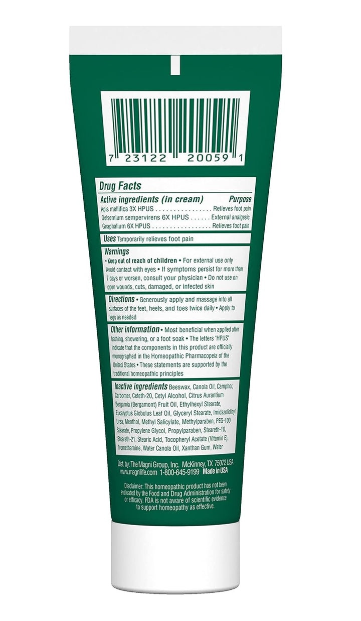 Crema para pies MagniLife DB, alivio calmante para sensaciones de a...