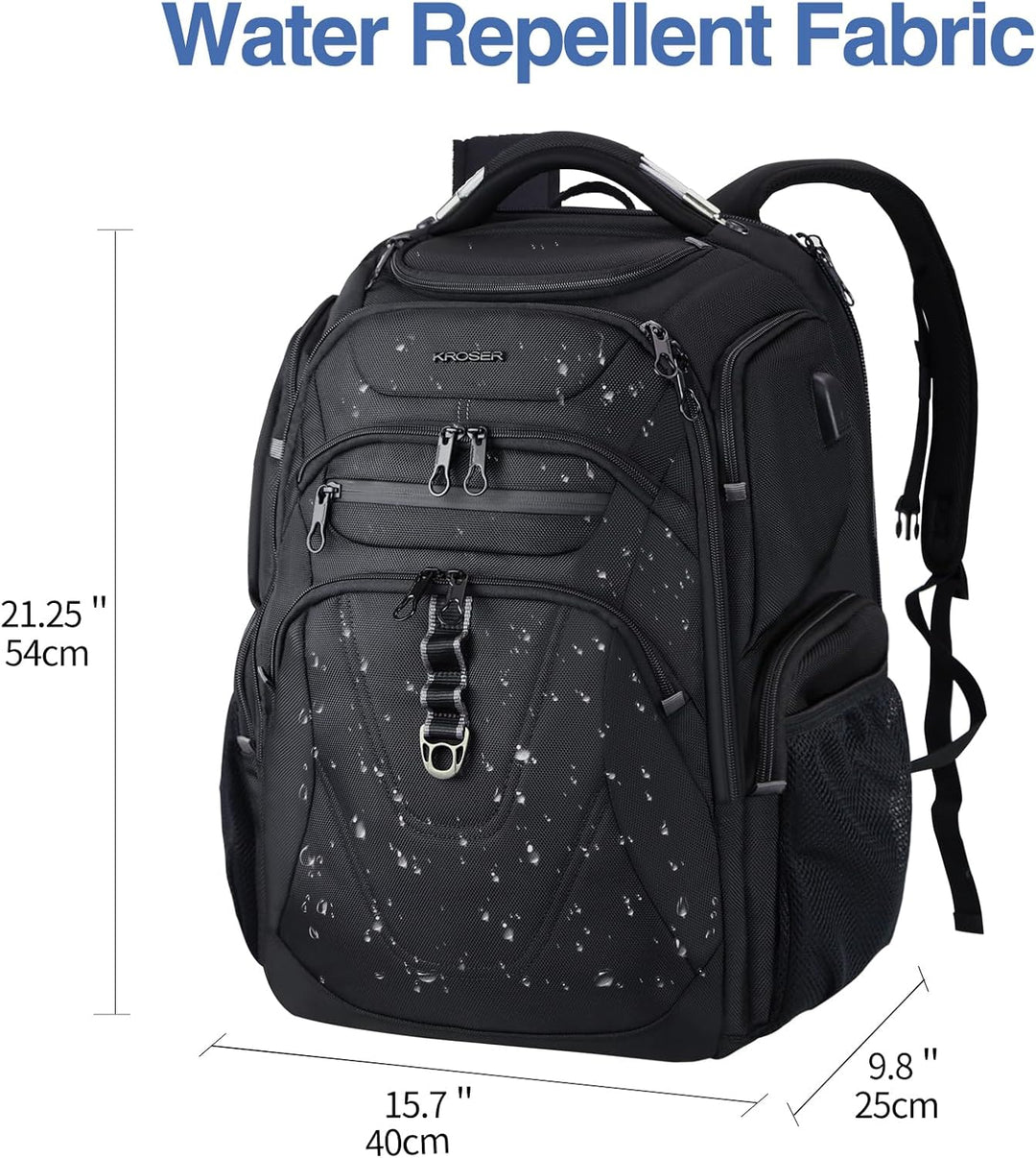 KROSER Mochila para Laptop de Viaje Amigable Mochila Hidrófuga Moch...