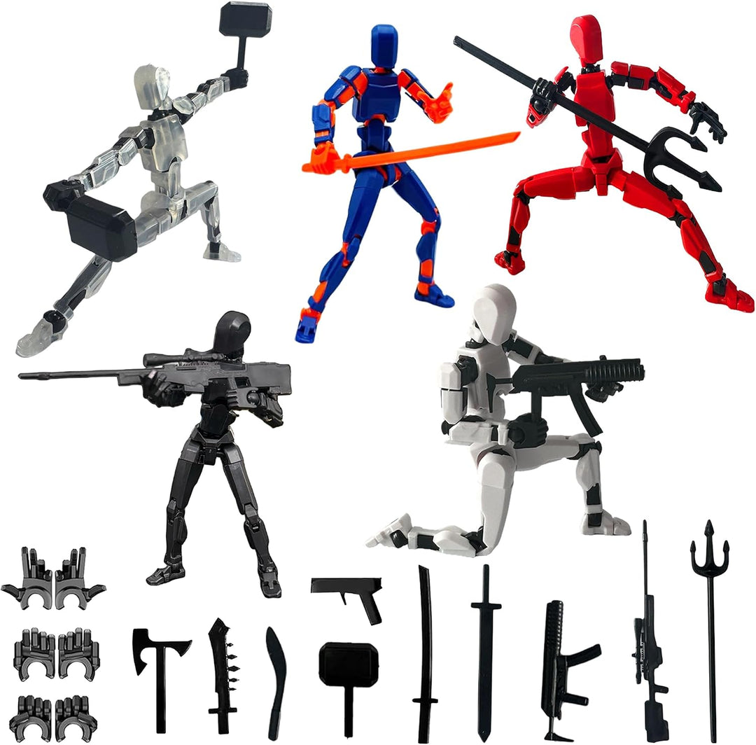 Juego de figuras de acción T13 (ensambladas), figura de acción impr...