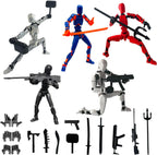Juego de figuras de acción T13 (ensambladas), figura de acción impresa en 3D, 5 unidades