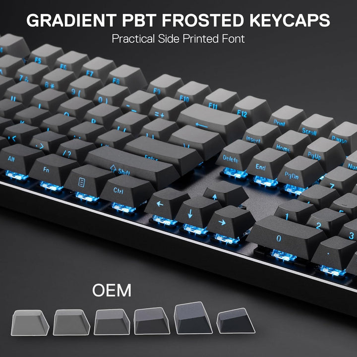 Redragon K556 PRO 104 Keys Wireless RGB Gaming Keyboard, Tri-Mode A...