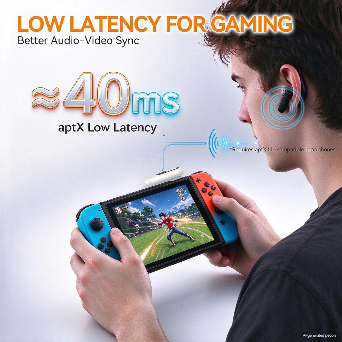 Adaptador de audio Bluetooth 2 en 1 Dongle para PS5