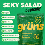 Gruns - Gomitas multivitamínicas Super Greens para adultos, superal...