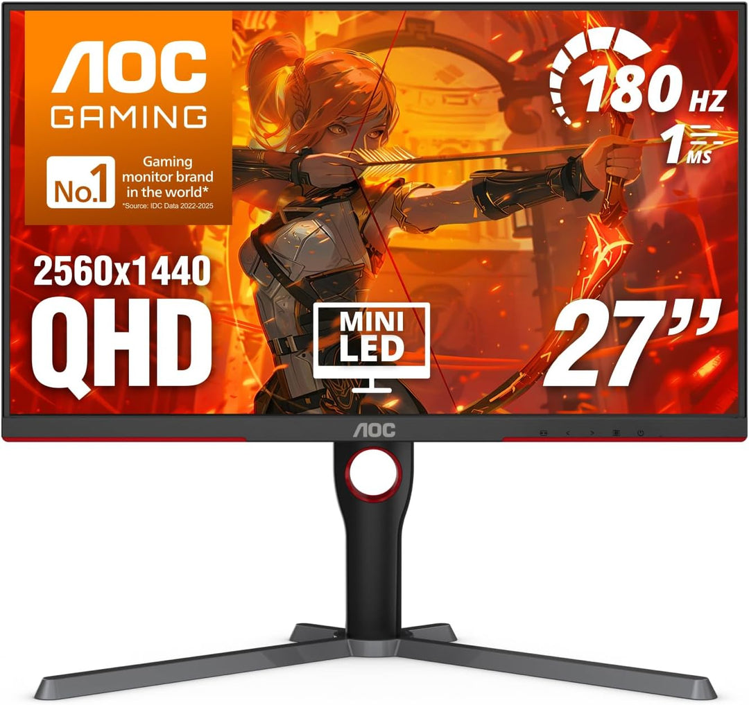 AOC Q27G3XMN - Monitor para juegos QHD de 27", 2560x1440, Mini...
