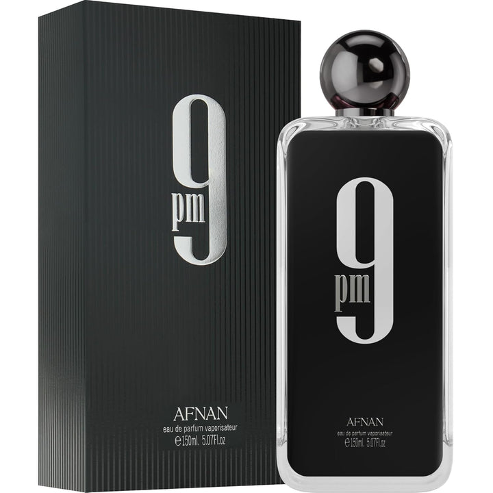 Afnan 9 PM Eau De Parfum Para Hombre, 5 Fl. Oz