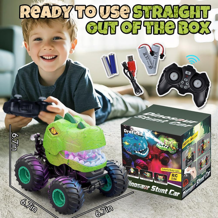 Drefirsa - Coche de control remoto para niños de 4-7 y 8-12 años, c...