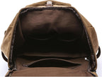 IT'SCARL Mochila grande para hombres, mochila de viaje, bolsa grande de lona, mochila de trabajo (caqui)