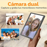 Tablet Android 15 de 10 pulgadas, tableta 2 en 1 con teclado. 8GB R...