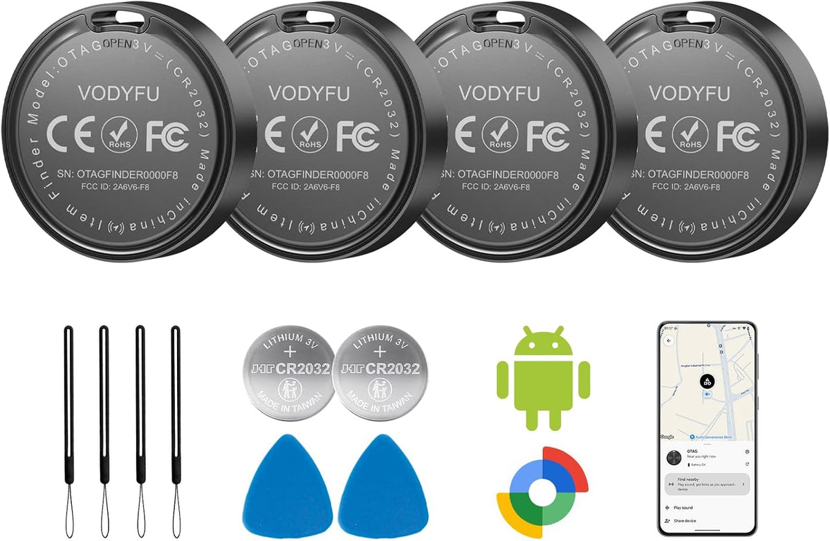 Etiquetas Air para Android, Paquete de 4 Etiquetas Air para Android
