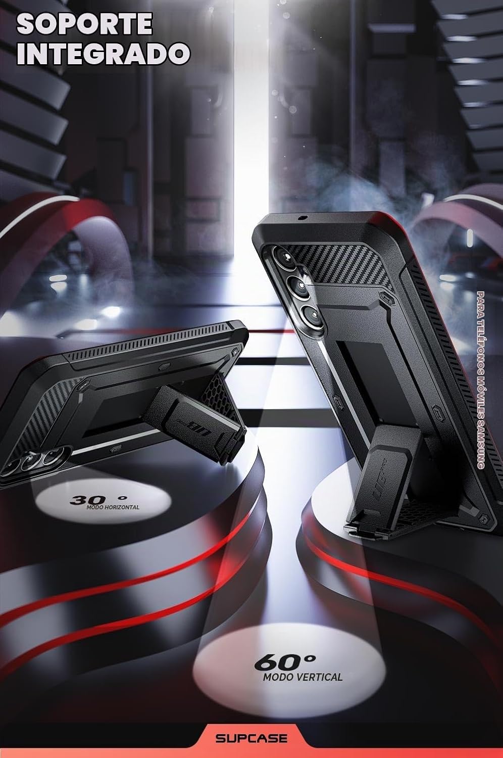 SUPCASE Funda para Galaxy S23 FE con protector de pantalla integrado, color