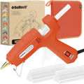 Pistola de pegamento caliente de tamaño completo ROMECH con alimentación dual de 60/100W y 21 barras de pegamento caliente (7/16"), pistola de pegamento industrial de calentamiento rápido y carga