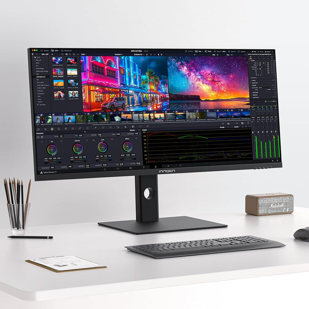 INNOCN Monitor ultraancho 5K 5120 x 2160p de 40 pulgadas para portá...