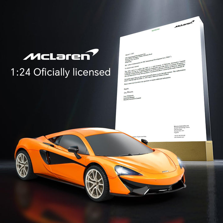 AEROQUEST McLaren - Auto de control remoto, a escala 1:24, eléctric...