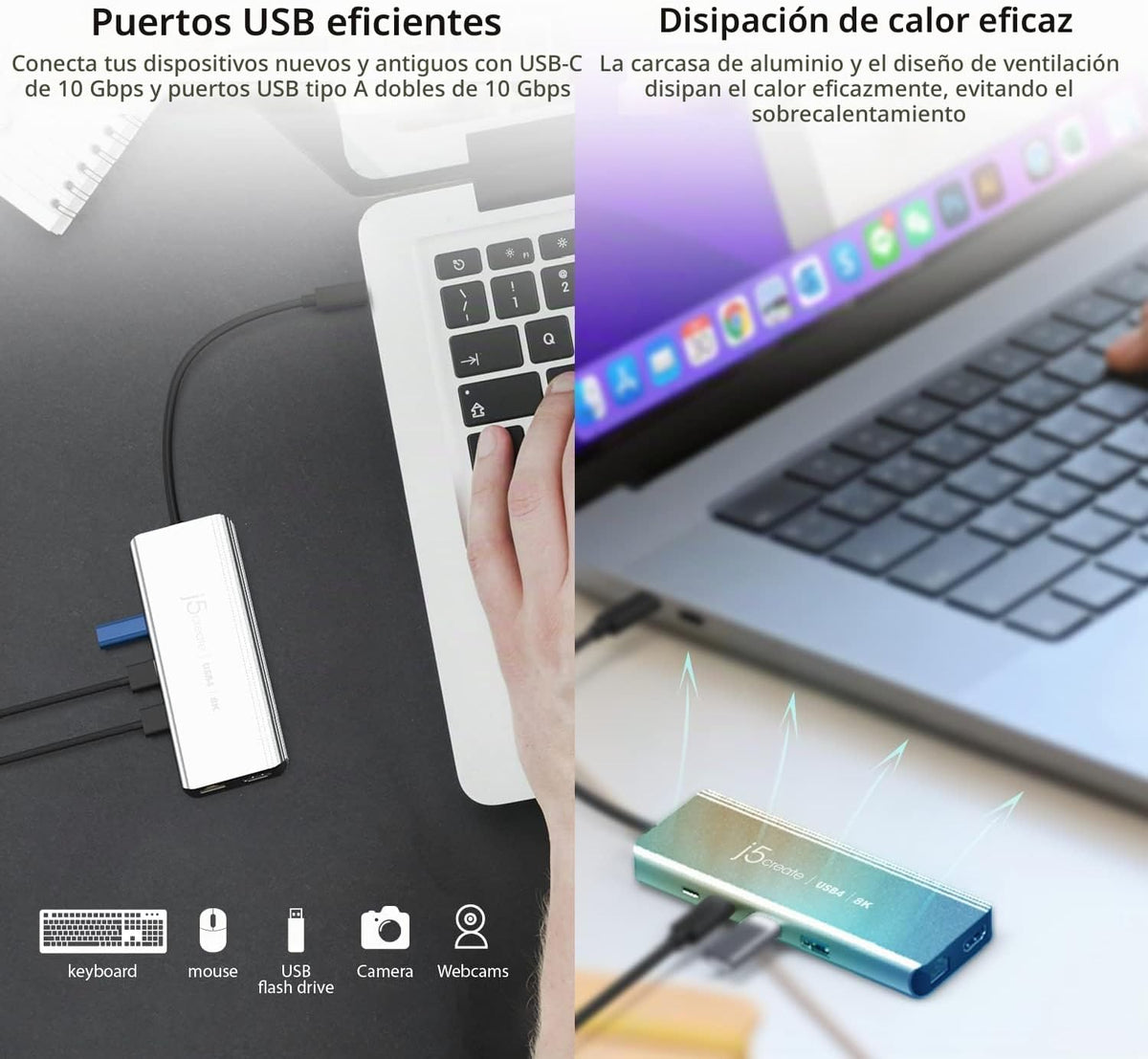 j5create, 110987, hub USB 4