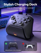 STARTRC GAMES carga Dock para Nintendo interruptor 2 Pro Controller