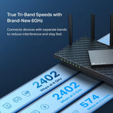 TP-Link AXE5400 Tri-Band WiFi 6E Router (Archer AXE75) - Router de...