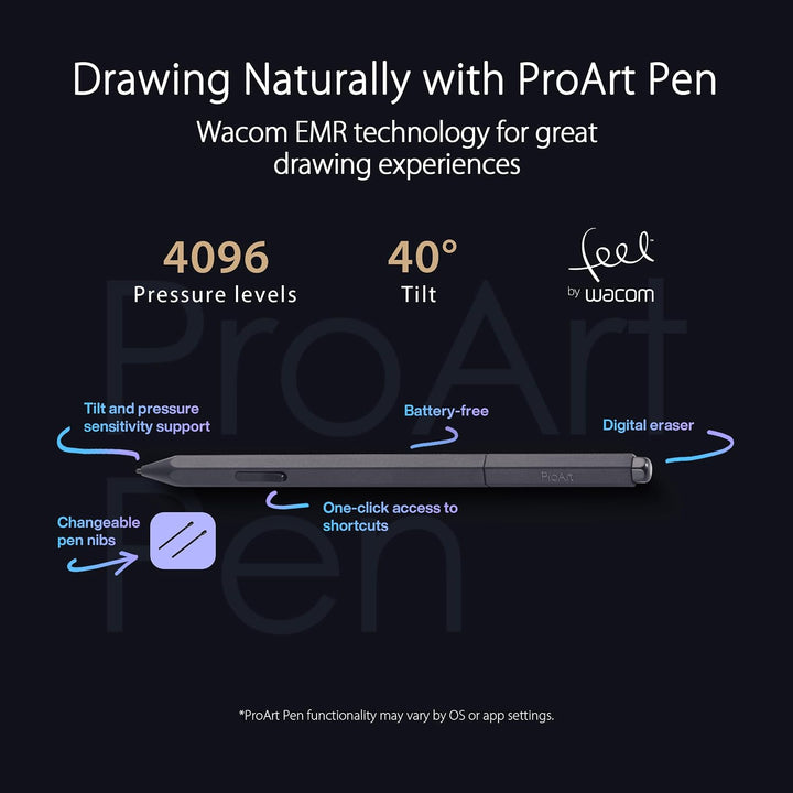 ASUS ProArt PA169CDV Monitor portátil con pantalla WACOM 4K USB-C d...
