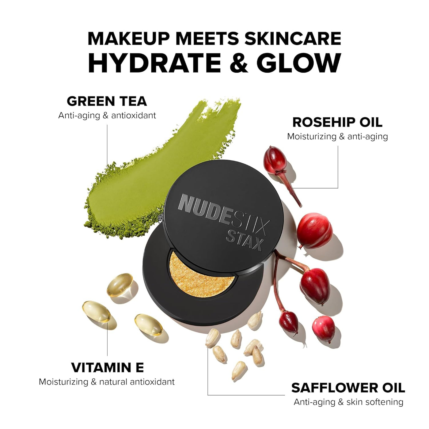 Nudestix STAX All Over Color Blush Balm - Rubor en crema multiusos...
