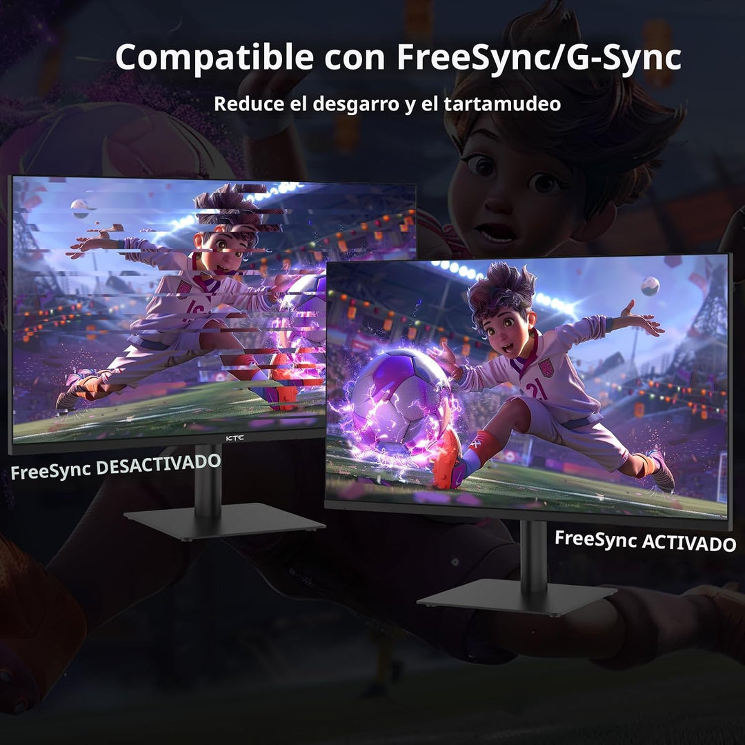 KTC - Monitor de computadora QHD de 27 pulgadas, monitor de juegos...