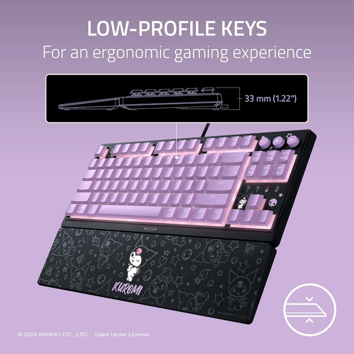 Razer Ornata V3 TKL Teclado para juegos: teclas de perfil bajo - In...