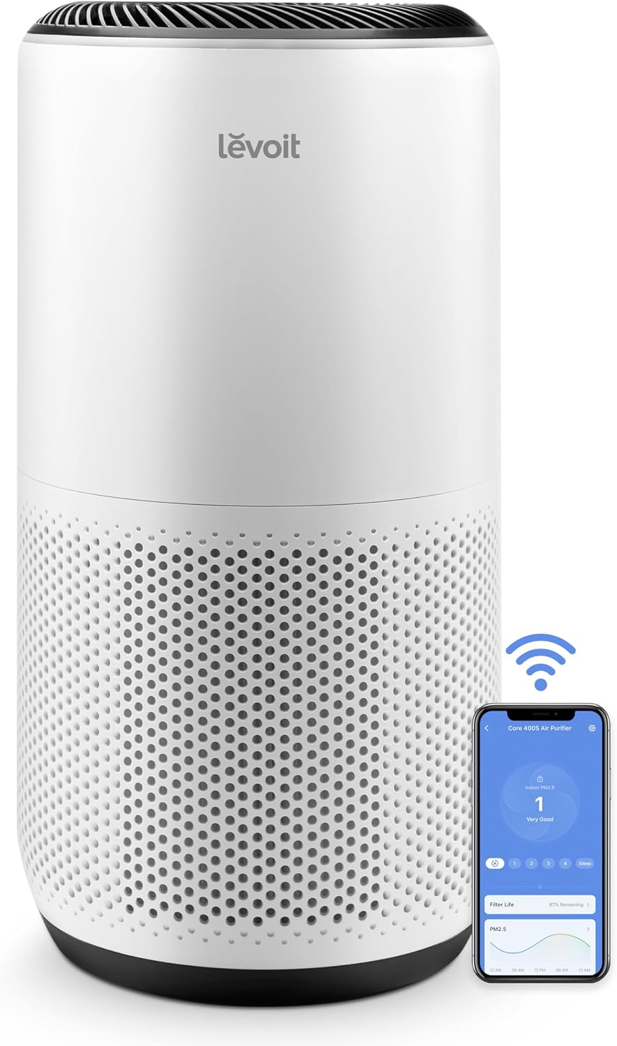 LEVOIT Purificadores de aire inteligentes para el hogar habitación grande