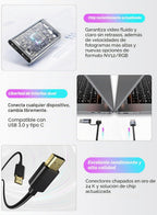 Tarjeta de captura HDMI USB 3.0, captura 4K60FPS con paso a través
