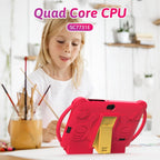 Tablet para niños, Android 12 tabletas para niños de 7 pulgadas, Rojo 7 pulgadas