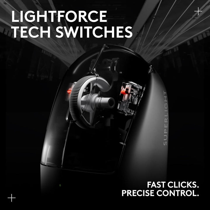 Logitech G PRO X Superlight 2 Ratón inalámbrico para juegos, 60g Pr...
