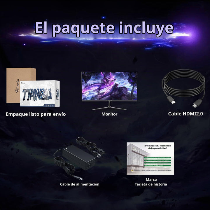 Monitor de juegos IPS FHD 100Hz de 24", FreeSync, 90%DCI-P3, 10...