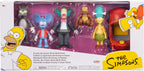 The Simpsons - Juego de figuras de 2.5 pulgadas de Krusty The Clown Show Set