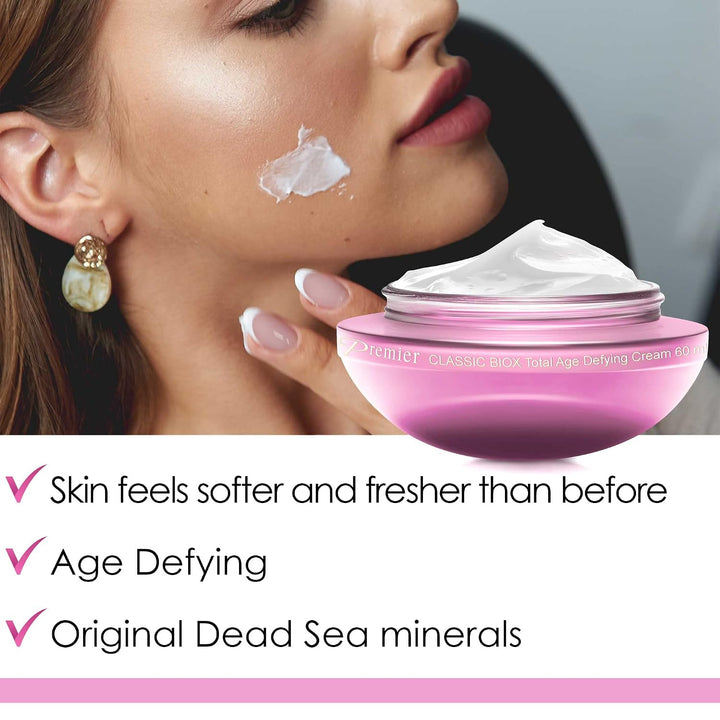 Premier Dead Sea BIOX - Crema antiedad que desafía la edad, hidrata...