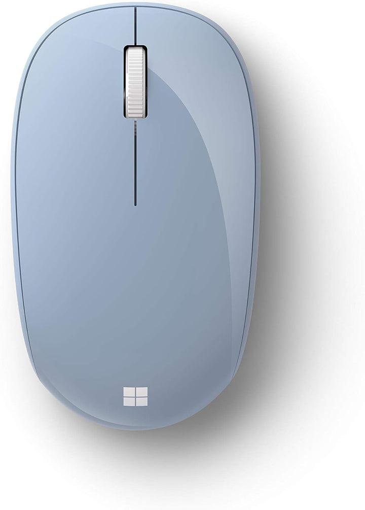 Ratón Bluetooth Microsoft - Azul Pastel. Diseño cómodo, uso para di...