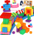 TOY Life - Bloques magnéticos primarios, juego STEM de 80 piezas, 80 unidades primario