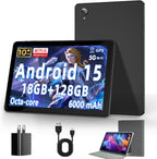 Aobante Tablet de 10 Pulgadas, Tabletas Android 15 con 18 GB
