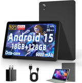 Aobante Tablet de 10 Pulgadas, Tabletas Android 15 con 18 GB RAM+12...