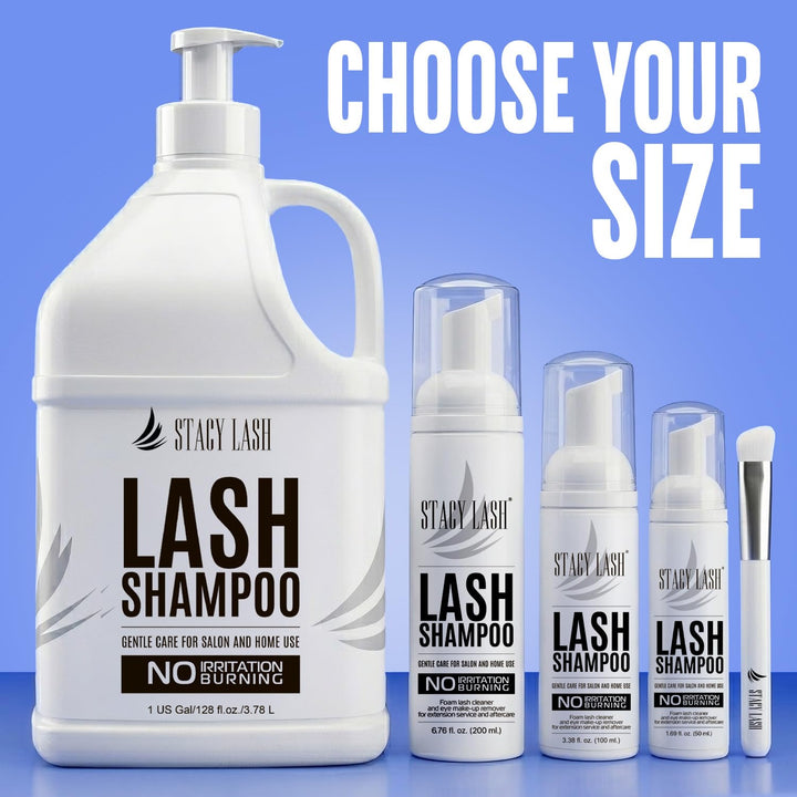 STACY LASH Champú y cepillo para extensión de pestañas \/ 3.38 fl.o...