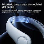 JISULIFE Ventilador de cuello portátil actualizado: collarín manos...