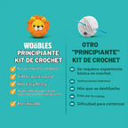 The Woobles Kit de ganchillo para principiantes (Sebastián el León)