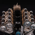 TECHING Kit de modelo de motor V8 de metal que funciona