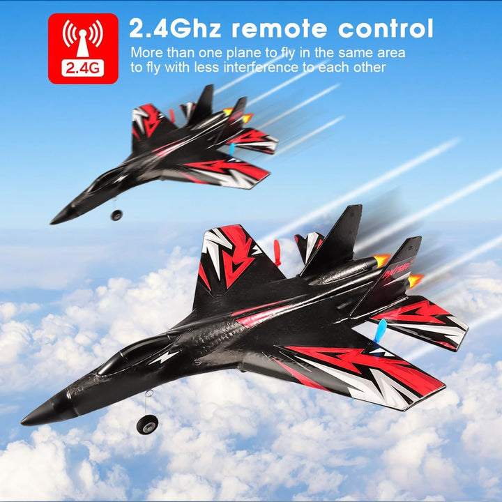 RoofWorld Nueva actualización de avión SU27 RC, juguetes de combate...