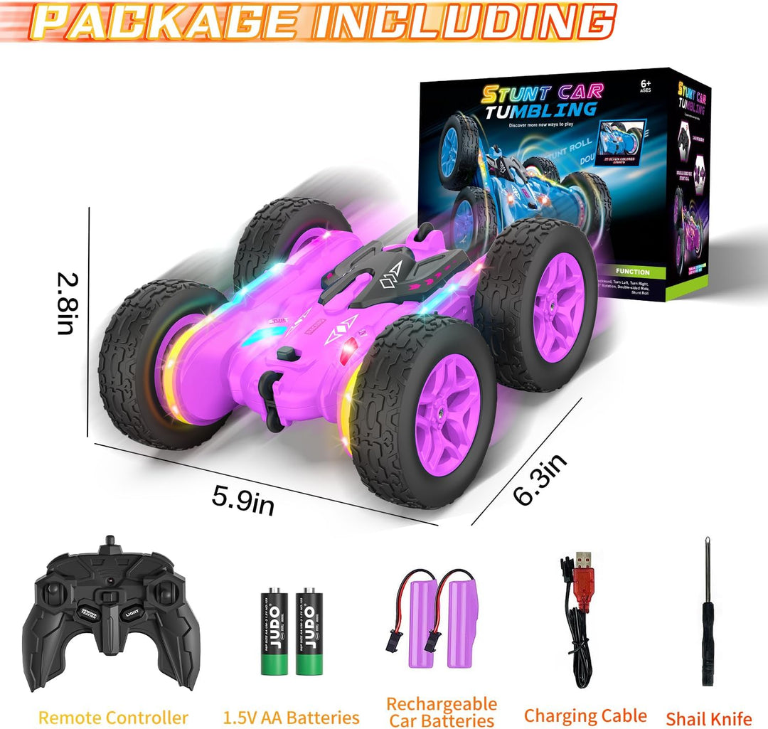 Terucle Coche de Control Remoto, Coches RC Acrobacias Juguetes de C...