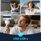 Guirngou Ventilador Turbo Portátil de Mano, Viento de 1-100 Velocid...