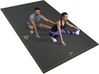 GXMMAT Colchoneta de ejercicio extra ancha, grande 12'x7'/10'x7/8'x7(7mm)